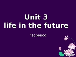 高中英语必修5 Unit3 Period1课件