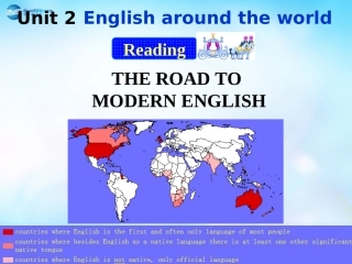 高中英语(Unit 2 English around the world)Reading课件 新人教版必修1 课件