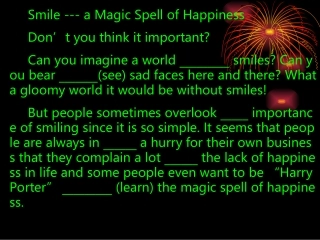 语法填空课件 人教实验版 课件