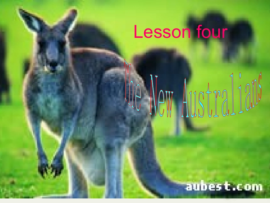 高中英语 Unit12 lesson4(Culture shock)The New Australians课件2 北师大版必修4 课件_第1页