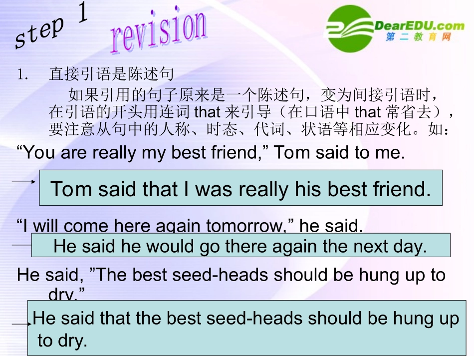 高中英语 unit 2 grammar课件 新人教版必修1 课件_第2页