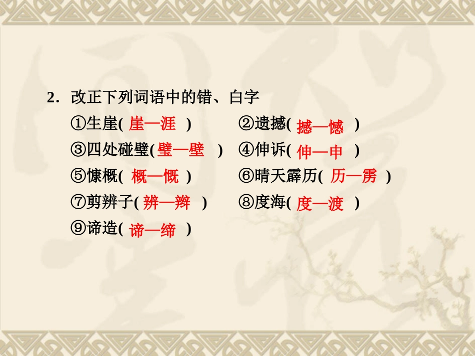 高中语文 第一单元之(我的回忆节选)课件 语文版07版必修2 课件_第3页