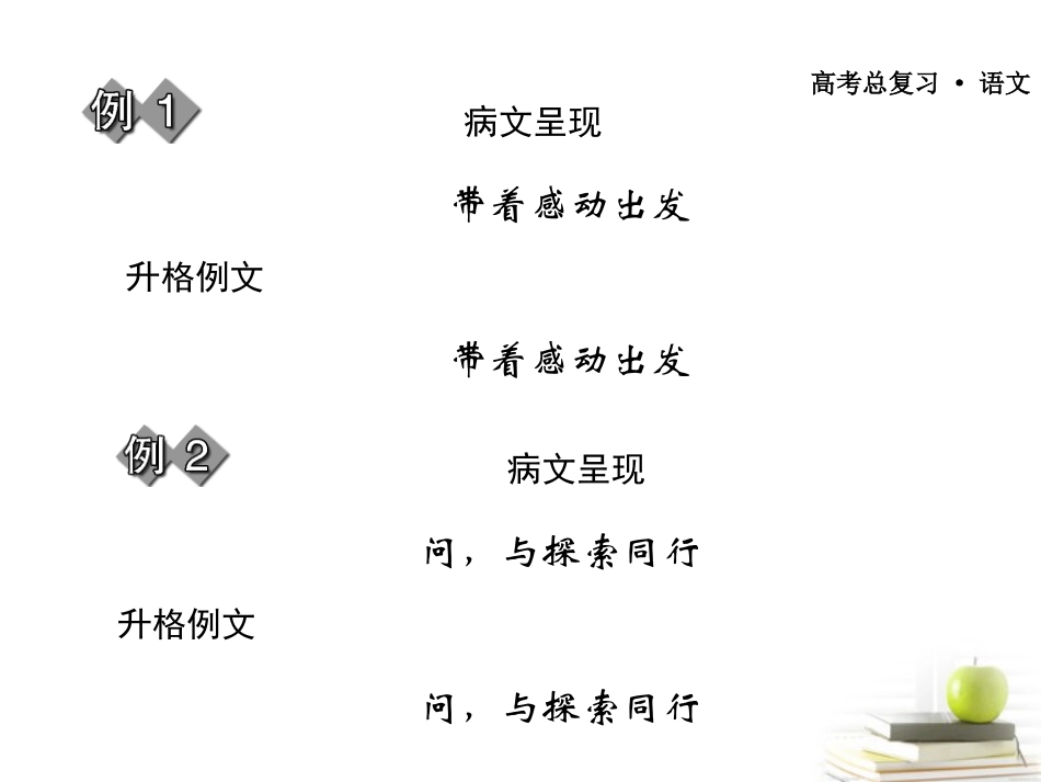 高考语文作文专题复习 议论性散文的升格 课件_第3页