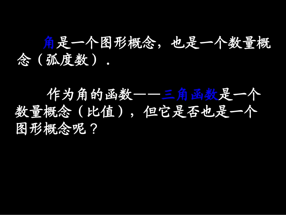 高一数学(任意角的三角函数2)课件_第2页