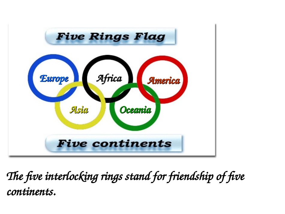 高中英语Unit2 The Olympic Games公开课课件教案及说课稿人教版必修1_第3页