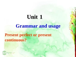 高中英语 Unit1 Unit1 Tales of the unexplained Grammar and usage 2精品课件 牛津译林版必修2 课件