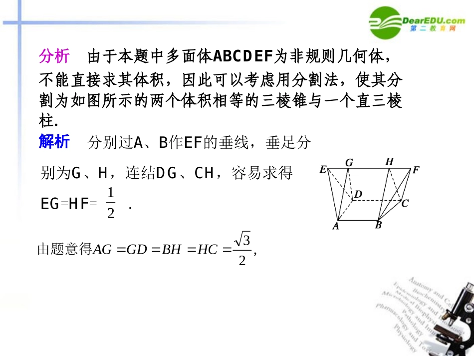 高考数学总复习 17 求几何体体积的常用方法课件_第2页