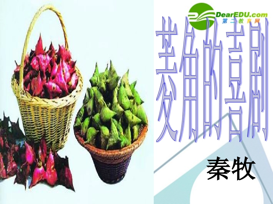 高中语文 310(菱角的喜剧)课件 粤教版必修2 课件_第2页
