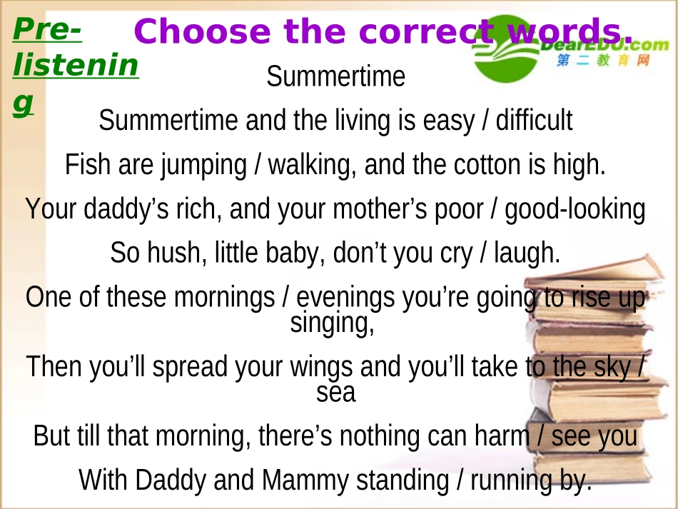 高中英语 Module 4 Music Listening课件 外研版选修6 课件_第2页