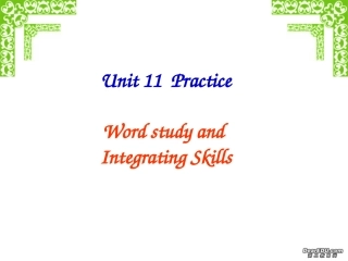 高二英语Unit11 practice 人教版 课件