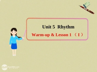 高一英语上学期 Unit5 Warm-up & lesson 1 I课件 北师大版 课件