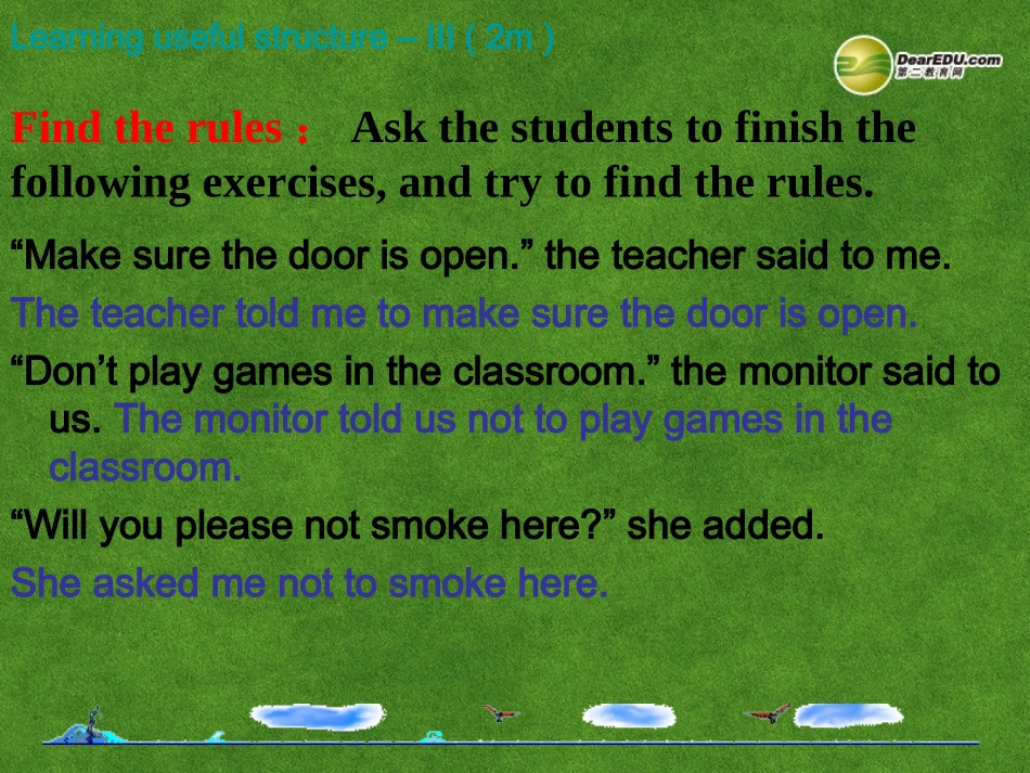 高中英语 Period 3 Grammar课件_第2页