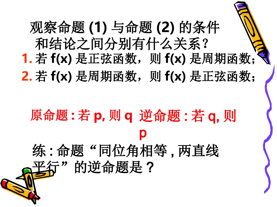 高中数学：112(四种命题)课件_第3页