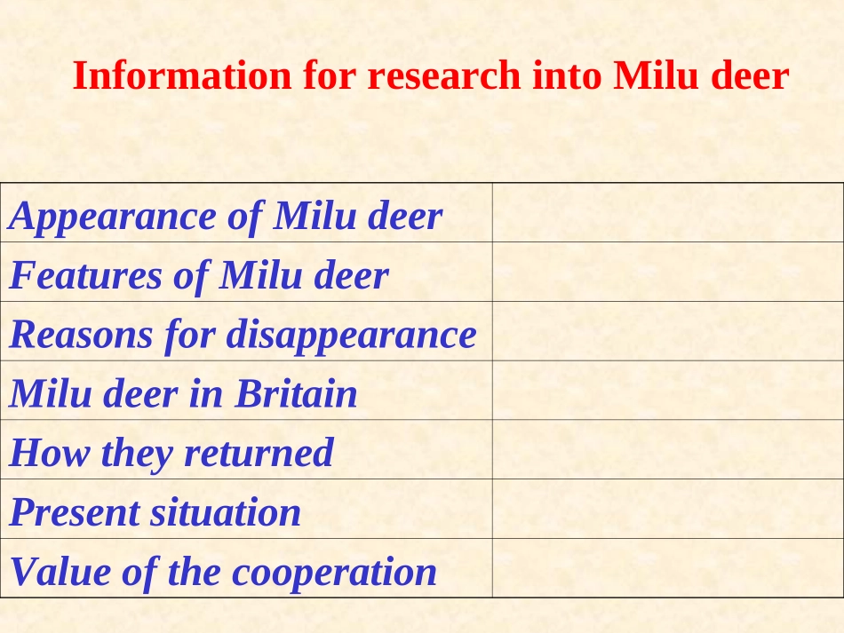 高中英语Unit 4 Wildlife protection-reading task课件 新课标 人教版 必修2 课件_第2页