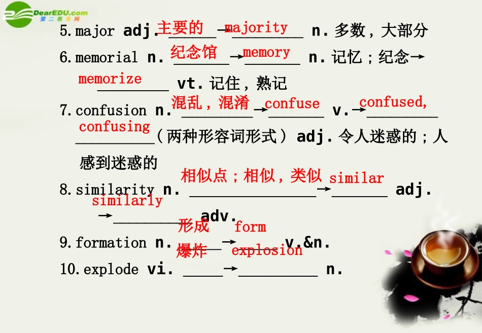 高中英语 Unit 3 Back to the past 精品课件 译林版必修3 课件_第3页
