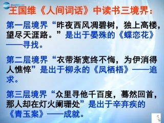 高中语文 第三专题(7 词别是一家 蝶恋花)课件 苏教版必修4 课件