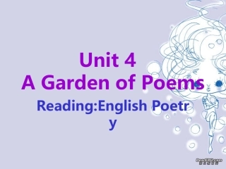 高二英语Unit4 Period2 reading课件