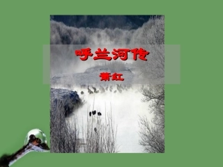 高中语文(呼兰河传)课件5 北京版选修2 课件