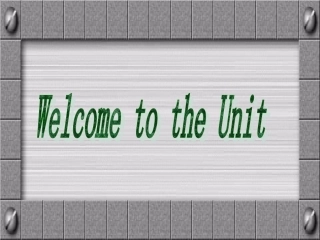 高二英语Unit4课件