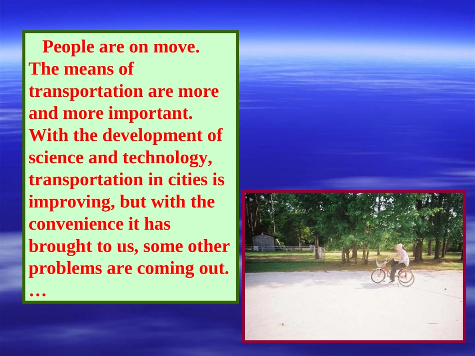 高中英语Unit 9 Wheels-Lesson 1 On Your Bike课件 北师大版 必修3 课件_第2页