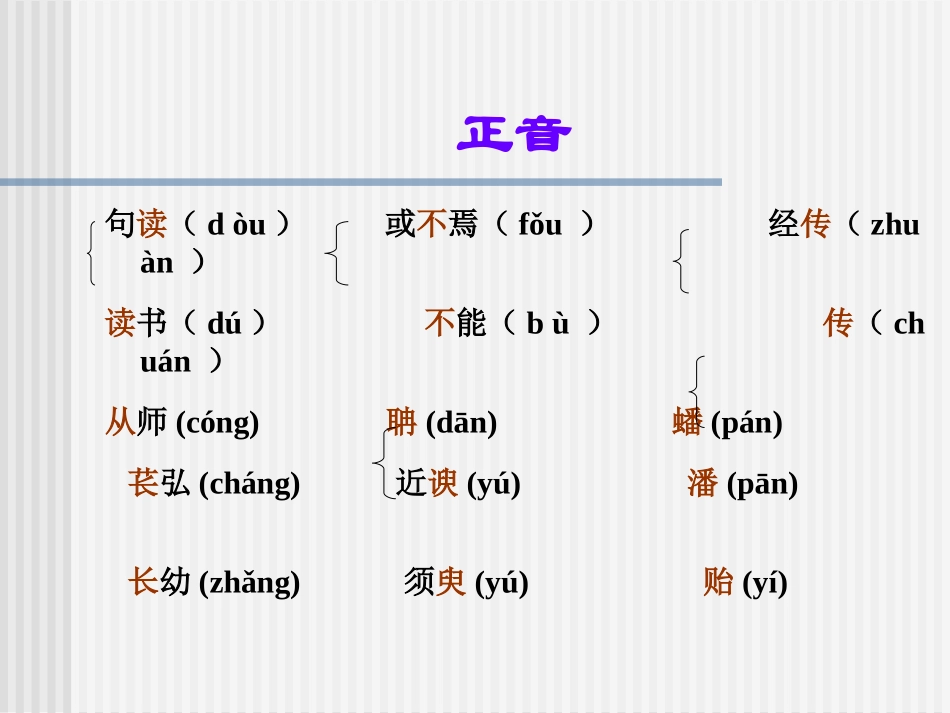 高中语文 4-1师说课件 苏教版必修1 课件_第3页
