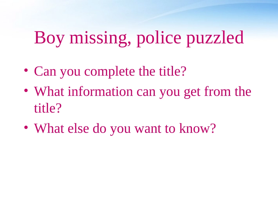 高中英语 Unit 1 Tales of the unexplained reading课件_第2页