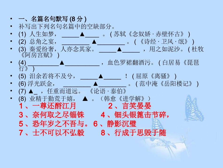 高考语文提分必备 小题快得分第四周课件15 课件_第2页