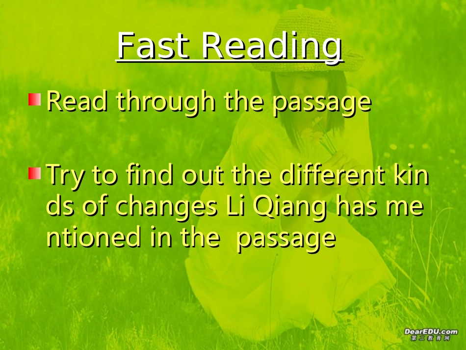 高中英语必修5 Unit3 Period2课件_第3页