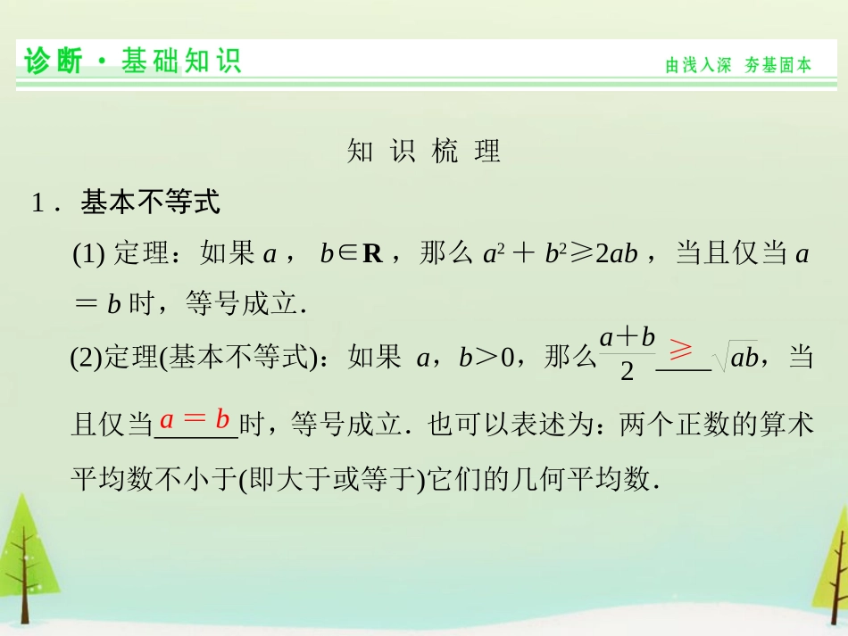 高考数学总复习 第6讲 不等式的证明课件_第2页