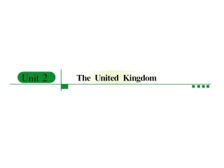 高考英语一轮复习 Unit2 The United Kingdom精美课件 新人教版必修5 课件