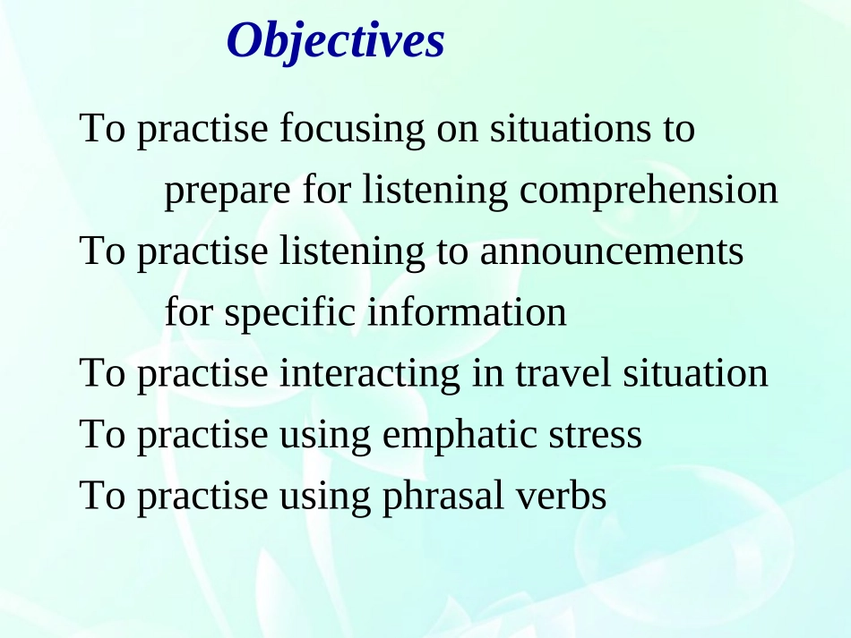 高中英语 Unit9 lesson2 On the move课件 北师大版必修3 课件_第2页