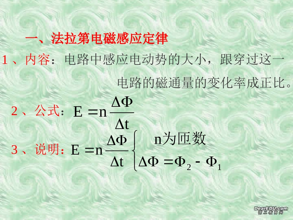 电磁感应复习课件示例二 课件_第2页