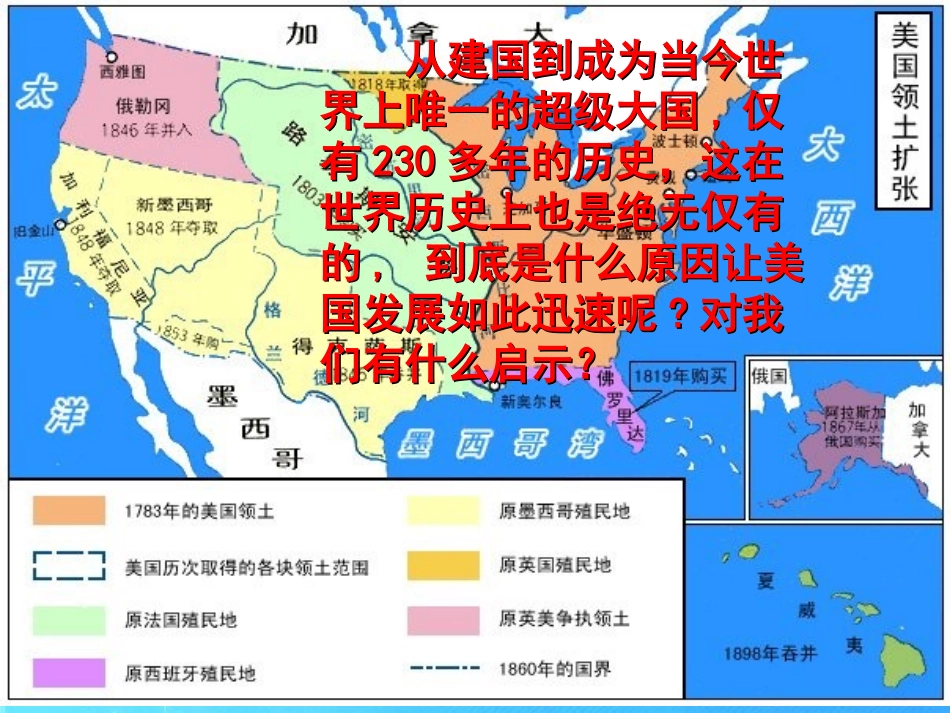 江西省中考历史复习研讨 美国专题复习课件_第2页
