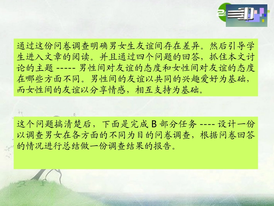 高中英语 Unit 1(Project)课件 牛津模块选修5 课件_第2页