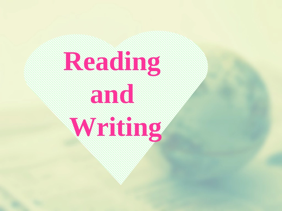 高中英语Unit 1 Living well-reading and writingppt 课件_第2页