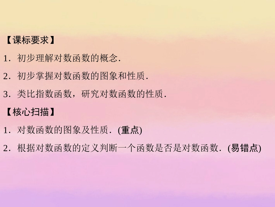 高中数学 2-2-2-1对数函数 新人教A版必修1 课件_第2页