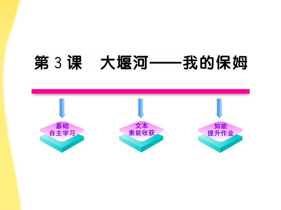 高中语文 13(大堰河——我的保姆)课件 新人教版必修1 课件_第1页