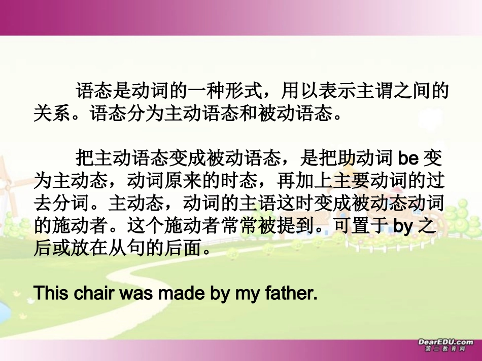 高中英语语法总结课件 语态 新课标 人教版 课件_第2页