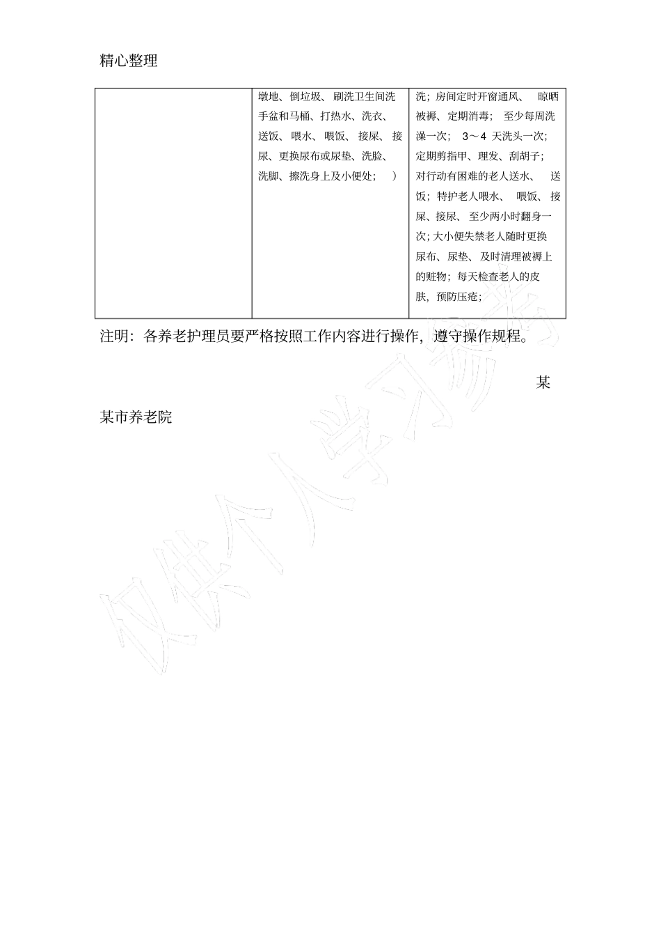 养老护理员日常工作内容_第2页