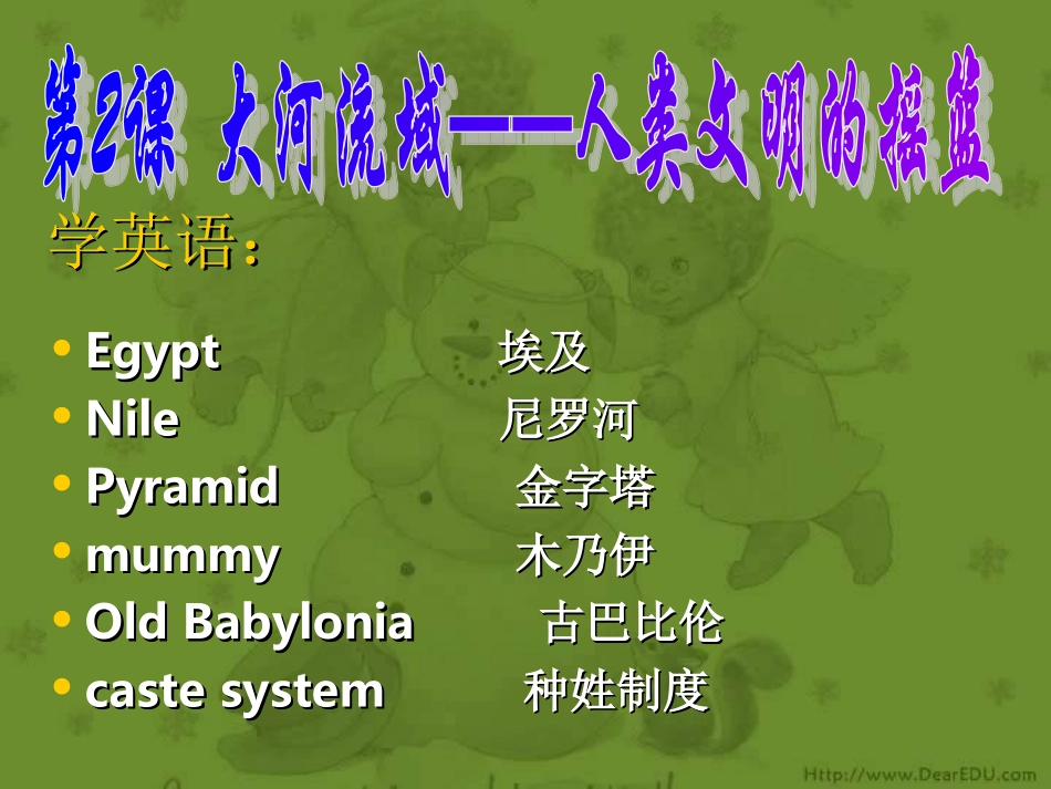 河流域-人类文明的摇篮 新课标 人教版 课件_第2页