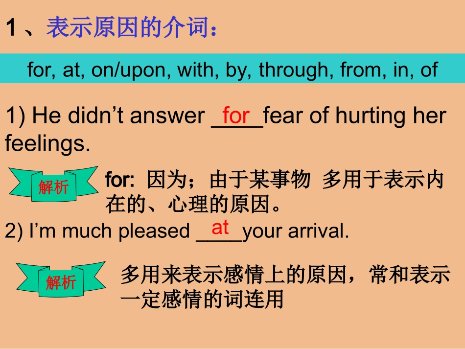 高三英语语法专题介词和连词课件_第2页