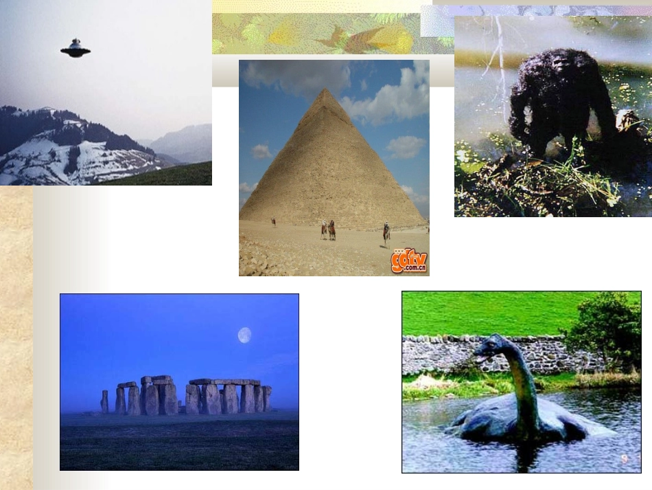 高中英语Unit 1 Tales of the Unexplained-Projectppt2 课件_第3页