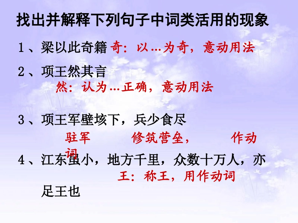 高中语文项羽本纪课件3 苏教版 选修7 课件_第3页