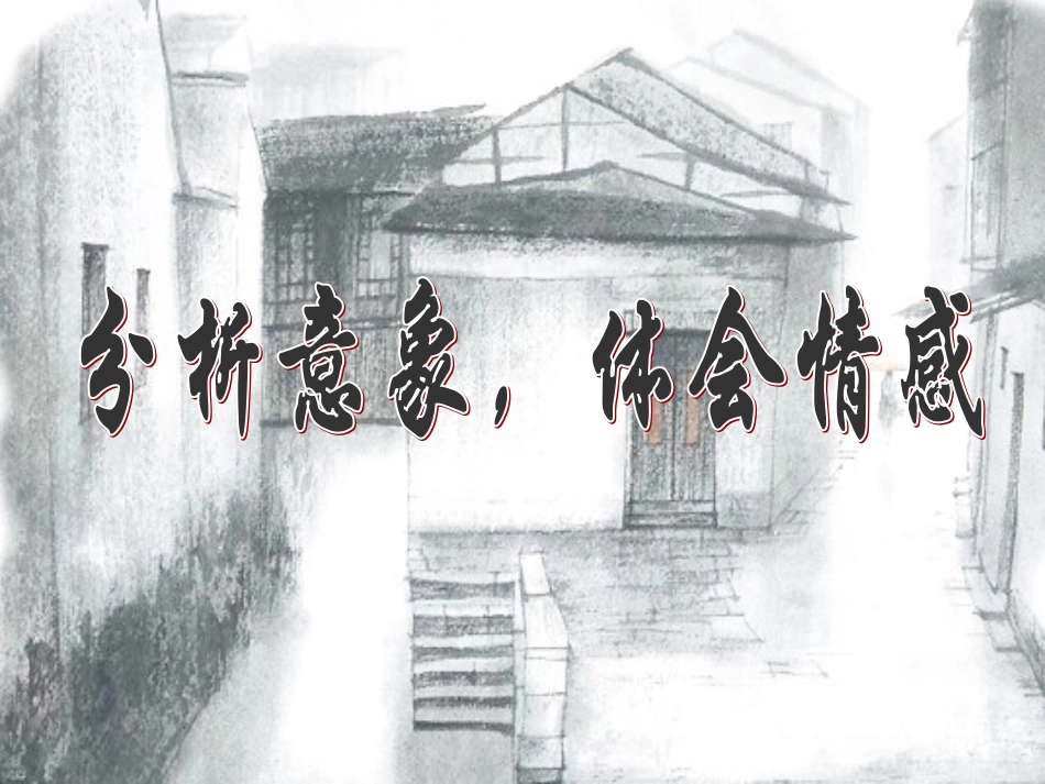 高一语文必修1 雨巷 课件_第3页