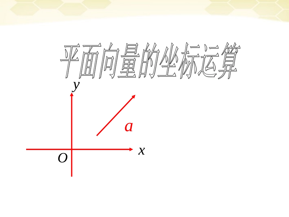 高中数学 222(平面向量的坐标运算)课件 新人教B版必修4 课件_第1页