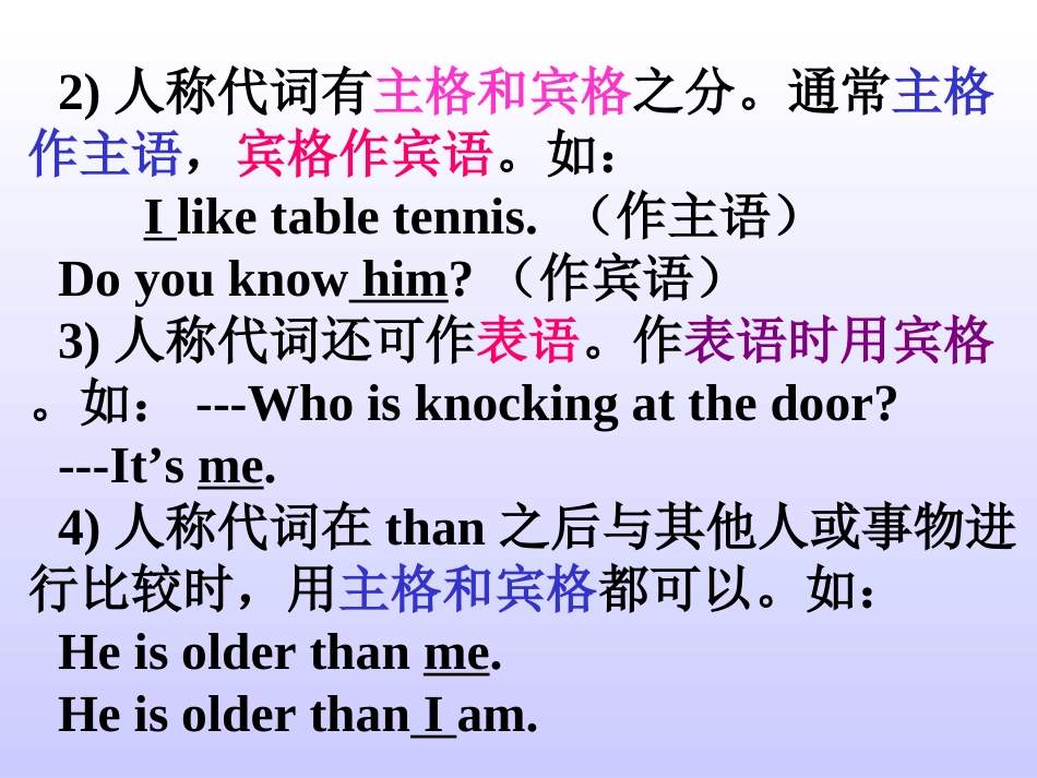 高考英语第二轮复习 代词 新课标 人教版 试题_第3页