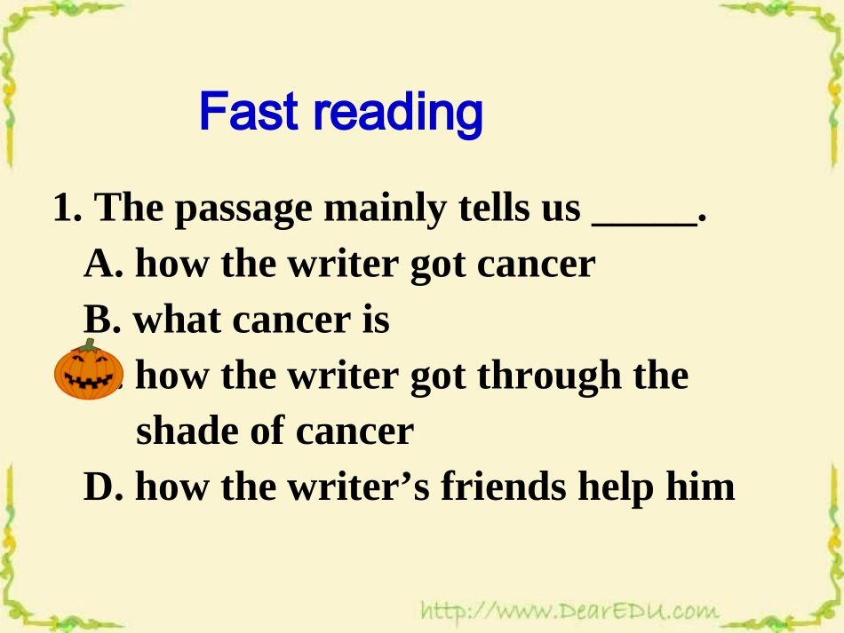 高二英语Unit7知识点 Integrating skills[原创]人教版 课件_第3页