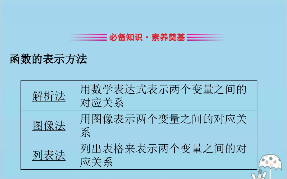 高中数学 第三章 函数 3113 函数的表示方法课件 新人教B版必修1 课件_第3页