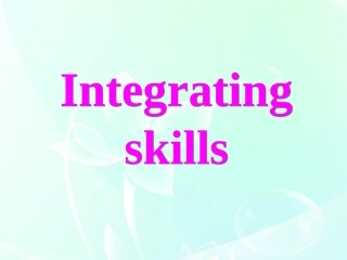 高考英语 Integrating skills课件