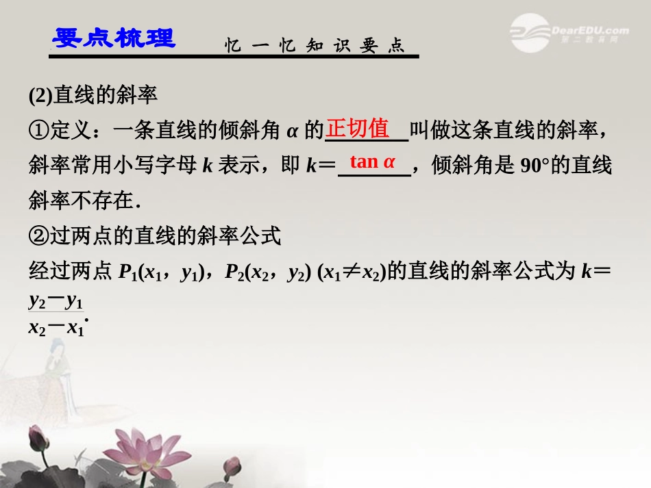 第九章  9.1 直线的方程 课件_第3页